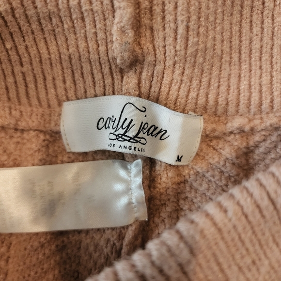 Carly Jeans Cable Knit Sweater Lounge Pants Joggers Dusty Pink Size Medium - Picture 4 of 14